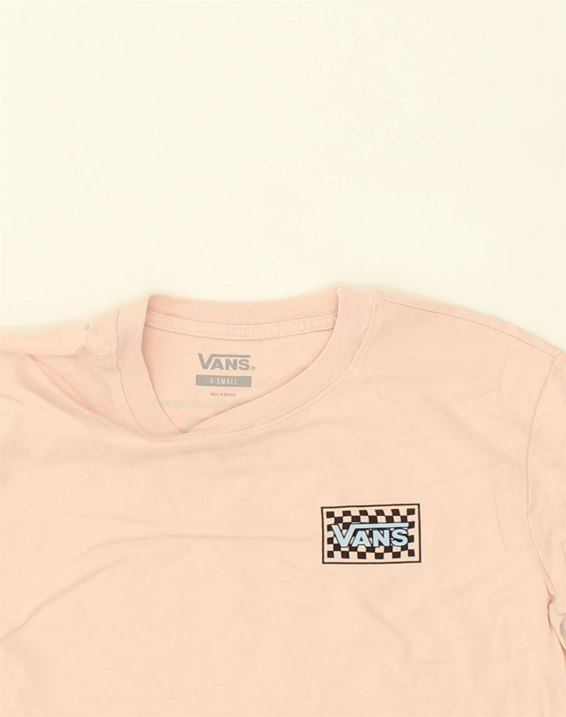 VANS Mens Graphic T-Shirt Top XS Beige Cotton | Vintage Vans | Thrift | Second-Hand Vans | Used Clothing | Messina Hembry 