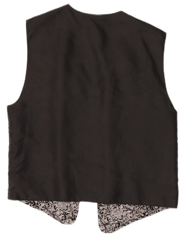 Vintage Womens Waistcoat UK 18 XL  Multicoloured Patchwork Polyester