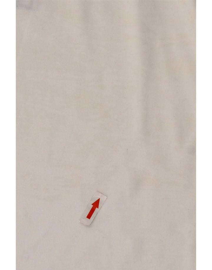 Adidas Mens T-Shirt Top Large White Cotton