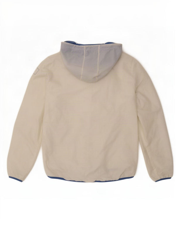 Puma Womens Hooded Rain Jacket UK 14 Large White Nylon