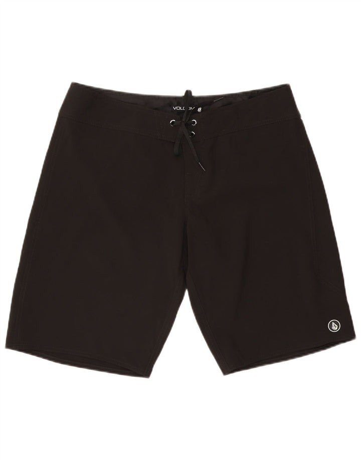 Volcom Mens Swimming Shorts Large Black Polyester