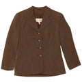 Pierre Cardin Womens 4 Button Blazer Jacket UK 14 Medium Brown
