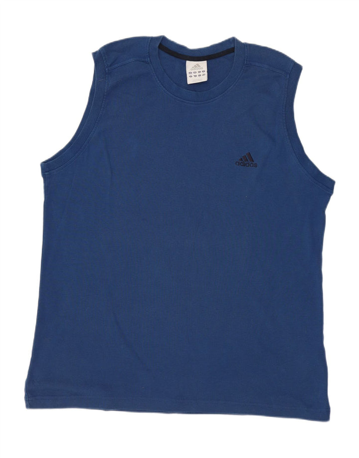 Adidas Mens Vest Top UK 46/48 XL Blue