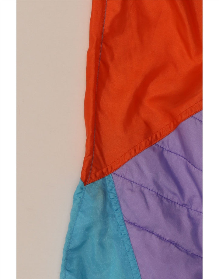 Master Mens Tracksuit Top Jacket Large Multicoloured Colourblock Nylon