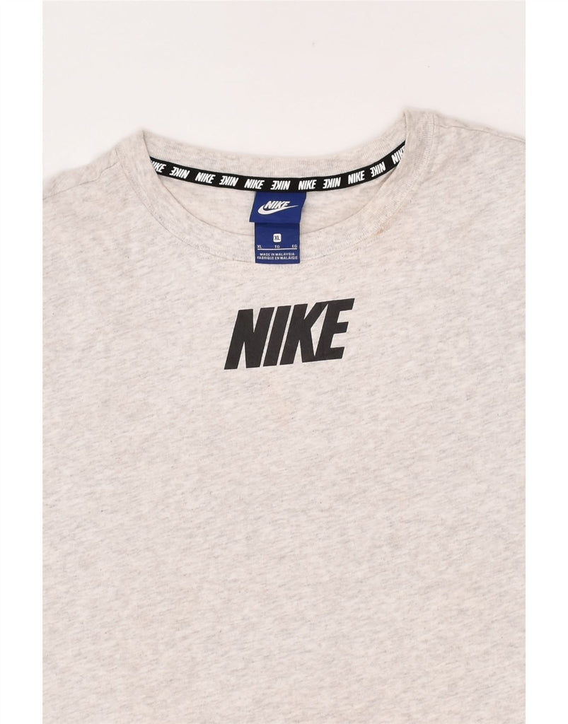 NIKE Mens Graphic T-Shirt Top XL Grey Cotton | Vintage Nike | Thrift | Second-Hand Nike | Used Clothing | Messina Hembry 