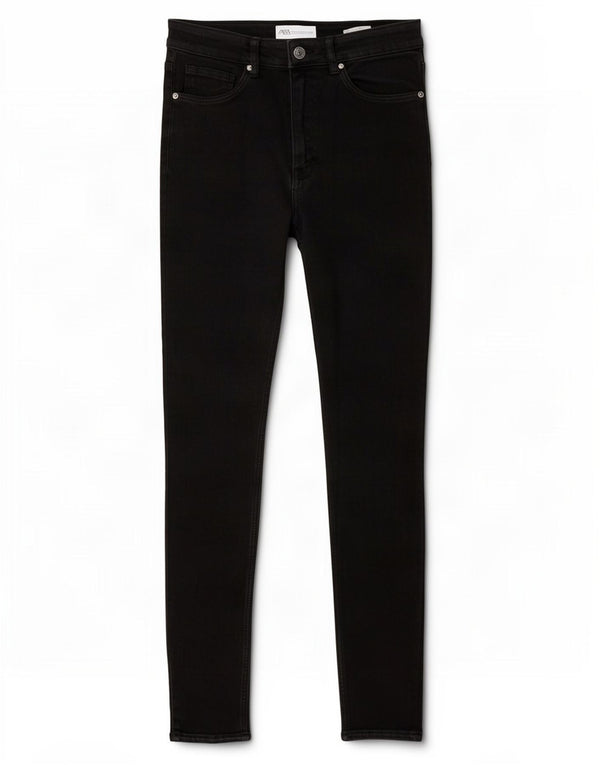 Zara Womens Skinny Jeans EU 36 XS W26 L26 Black Cotton