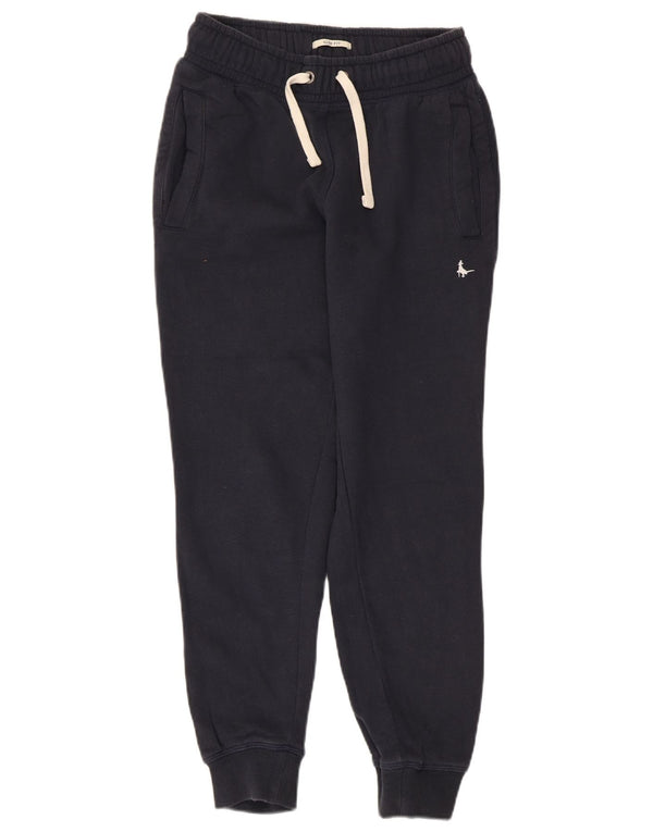 Jack Wills Mens Slim Fit Tracksuit Trousers Joggers XS Navy Blue Cotton