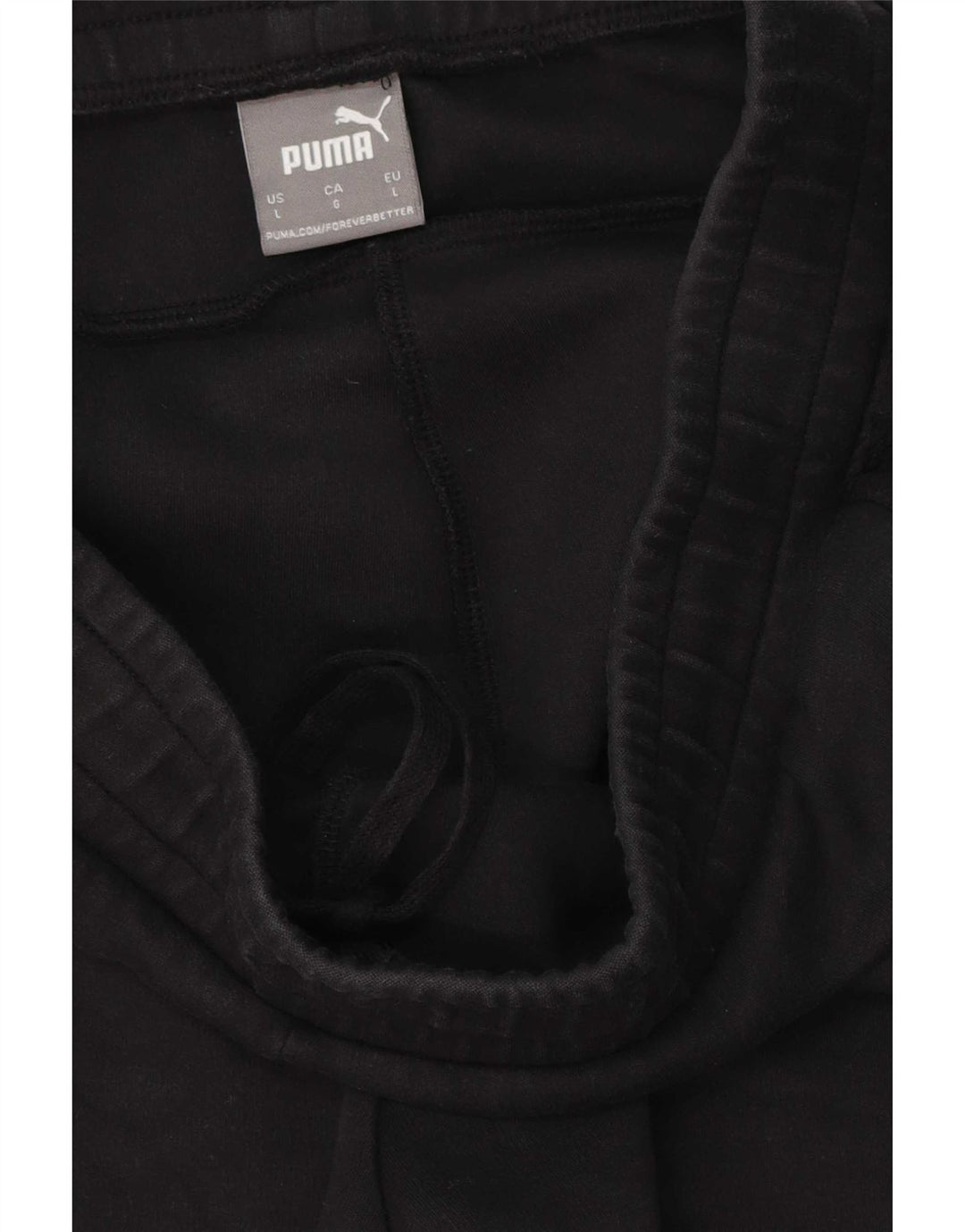 Puma Mens Tracksuit Trousers Large Black Cotton