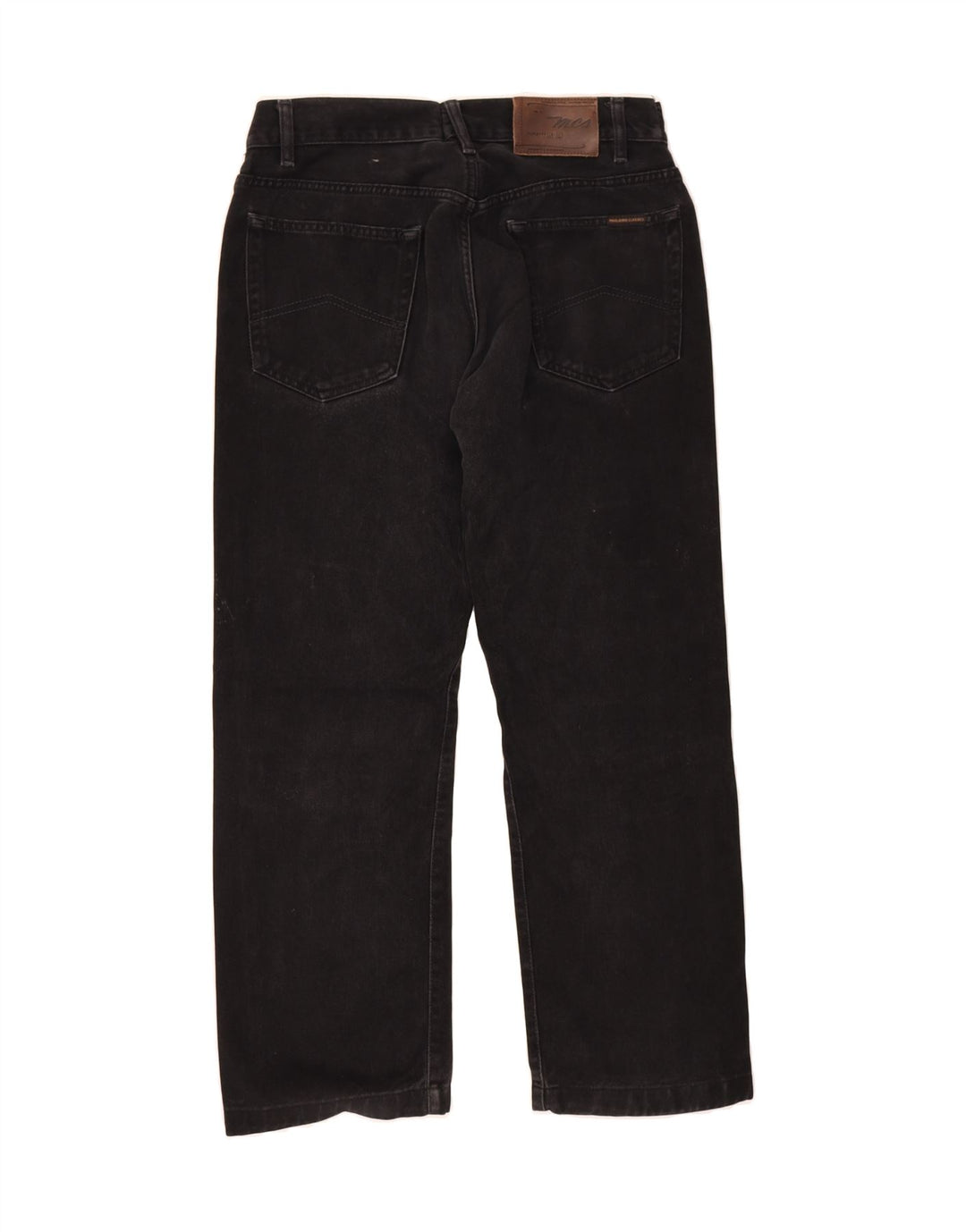 MARLBORO CLASSICS Womens Straight Jeans W29 L27 Black Cotton Vintage Marlboro Classics and Second-Hand Marlboro Classics from Messina Hembry 