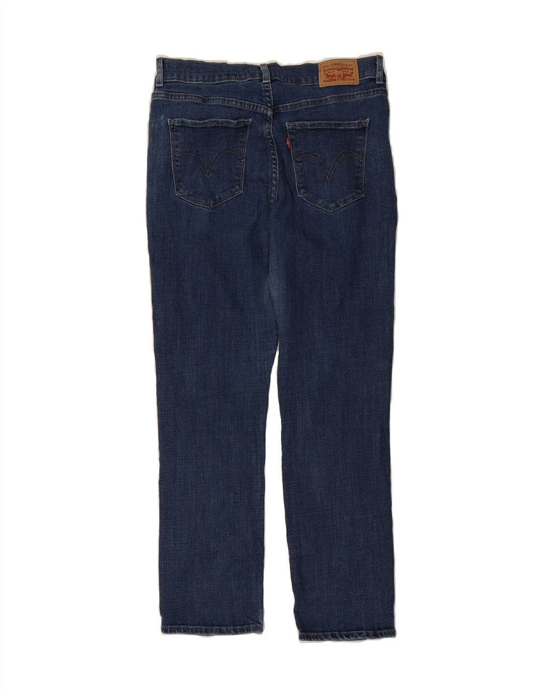 LEVI'S Womens Classic Fit Straight Jeans US 8 Medium W28 L28 Blue Cotton Vintage Levi's and Second-Hand Levi's from Messina Hembry 