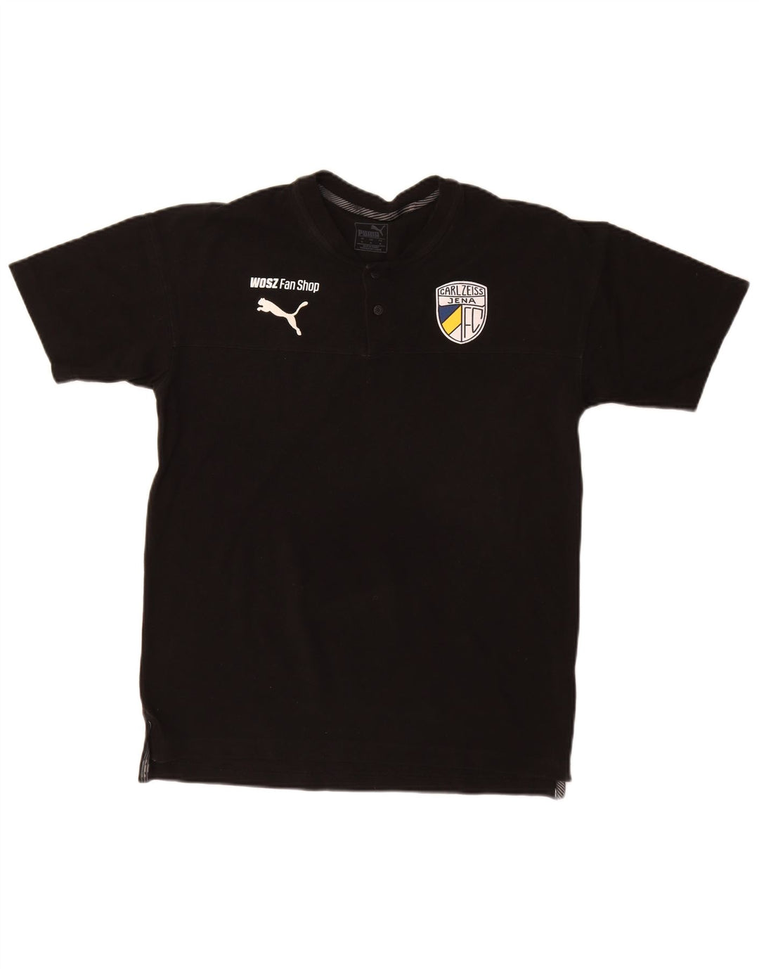 PUMA Mens Graphic T-Shirt Top Medium Black Cotton