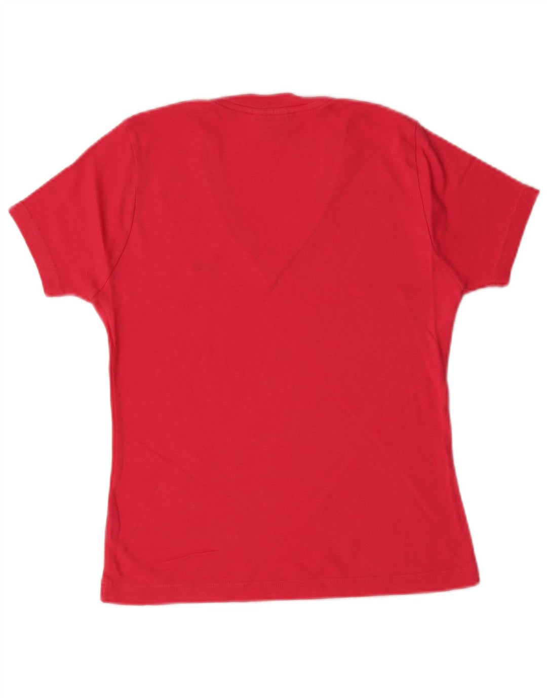 LACOSTE Womens T-Shirt Top Size 42 Large Pink Cotton