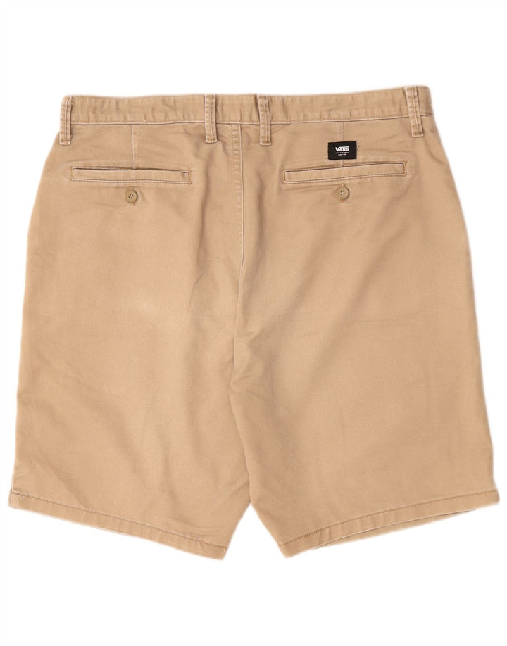 Vans Mens Chino Shorts W36 Large Beige Cotton