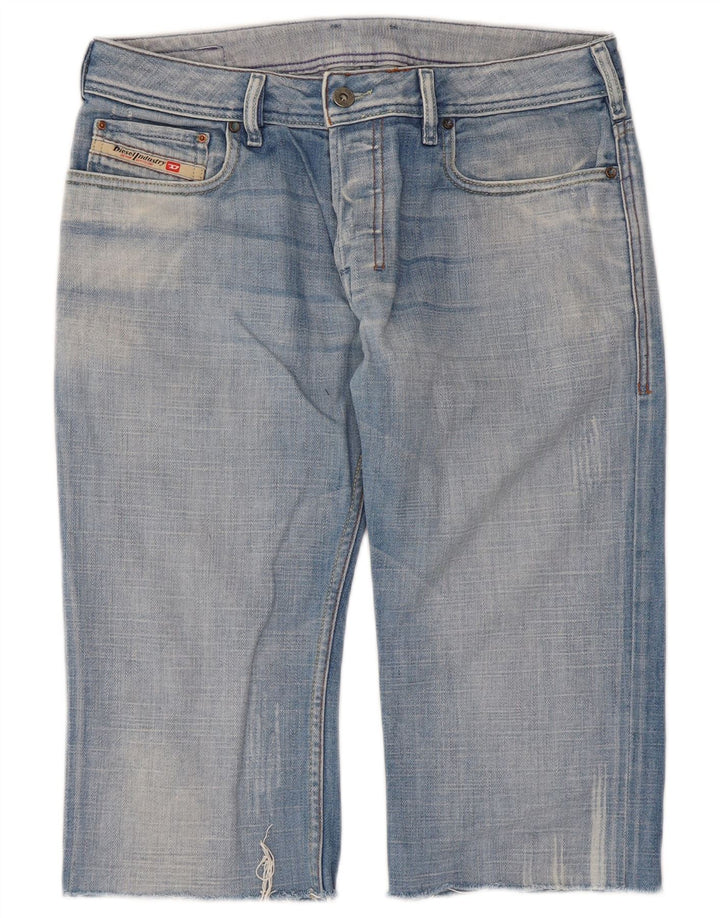 Diesel Mens Denim Shorts W30 Medium Blue Cotton