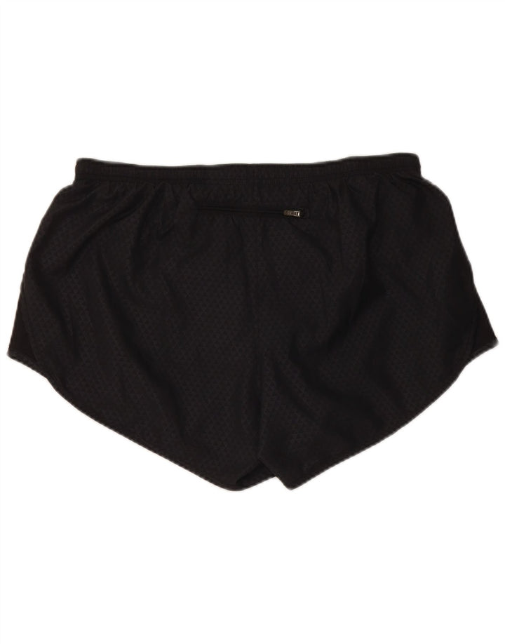 Nike Womens Dri Fit Sport Shorts UK 16 Large Black Geometric Polyester