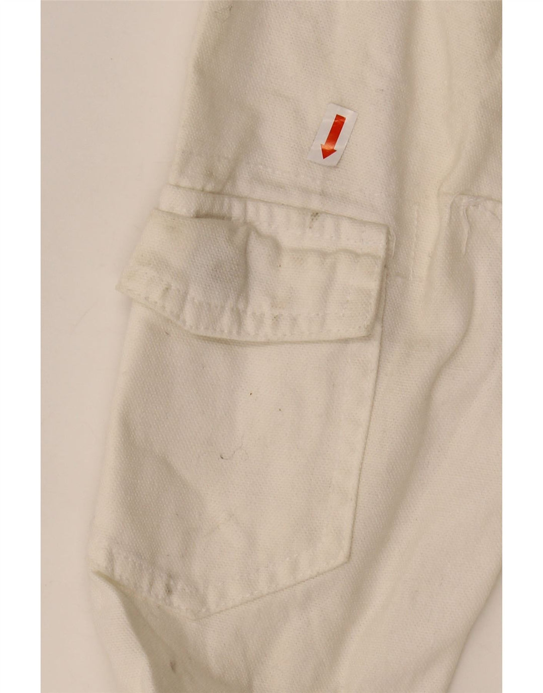 AMERICANINO Mens Bomber Jacket UK 36 Small White Cotton