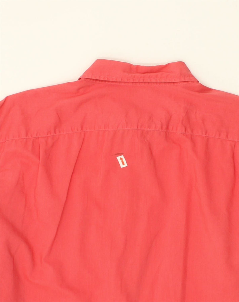 J. CREW Mens Shirt Medium Red Cotton | Vintage J. Crew | Thrift | Second-Hand J. Crew | Used Clothing | Messina Hembry 