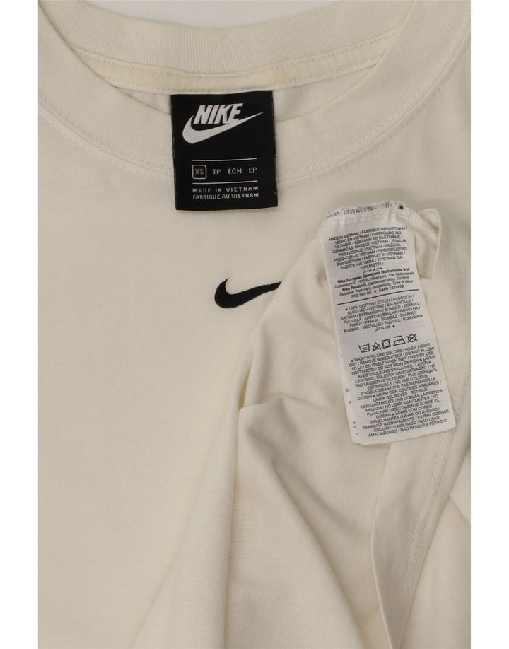 Nike Mens T-Shirt Top XS White Cotton
