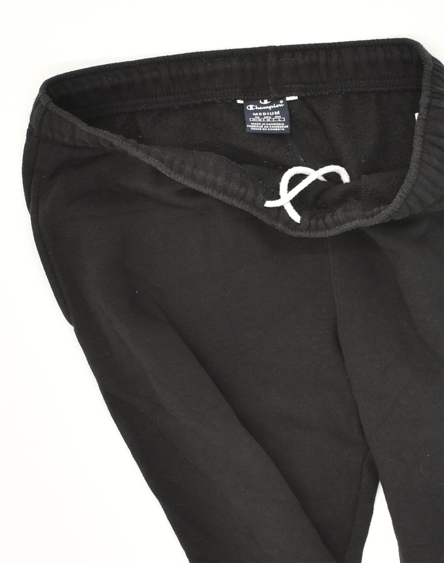 Black champion sweatpants sales men