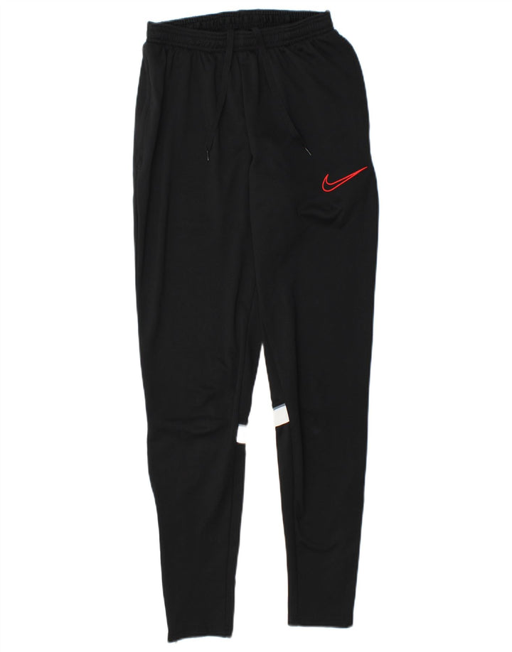 Nike Mens Dri Fit Tracksuit Trousers Small  Black Polyester