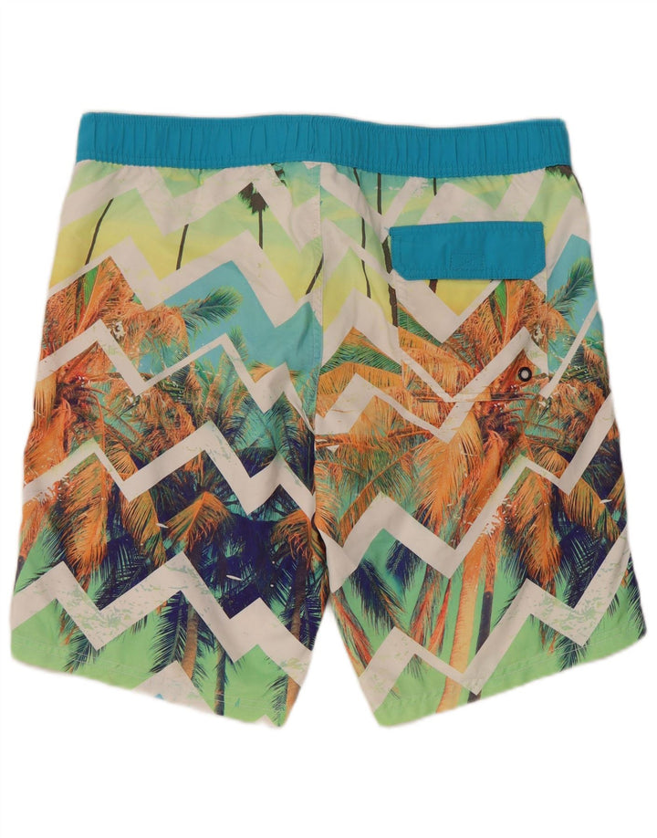 Maui Maui Womens Swimming Shorts UK 14 Medium Multicoloured Chevron
