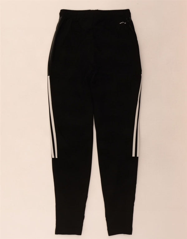Adidas Mens Aeroready Tracksuit Trousers Small Black Polyester