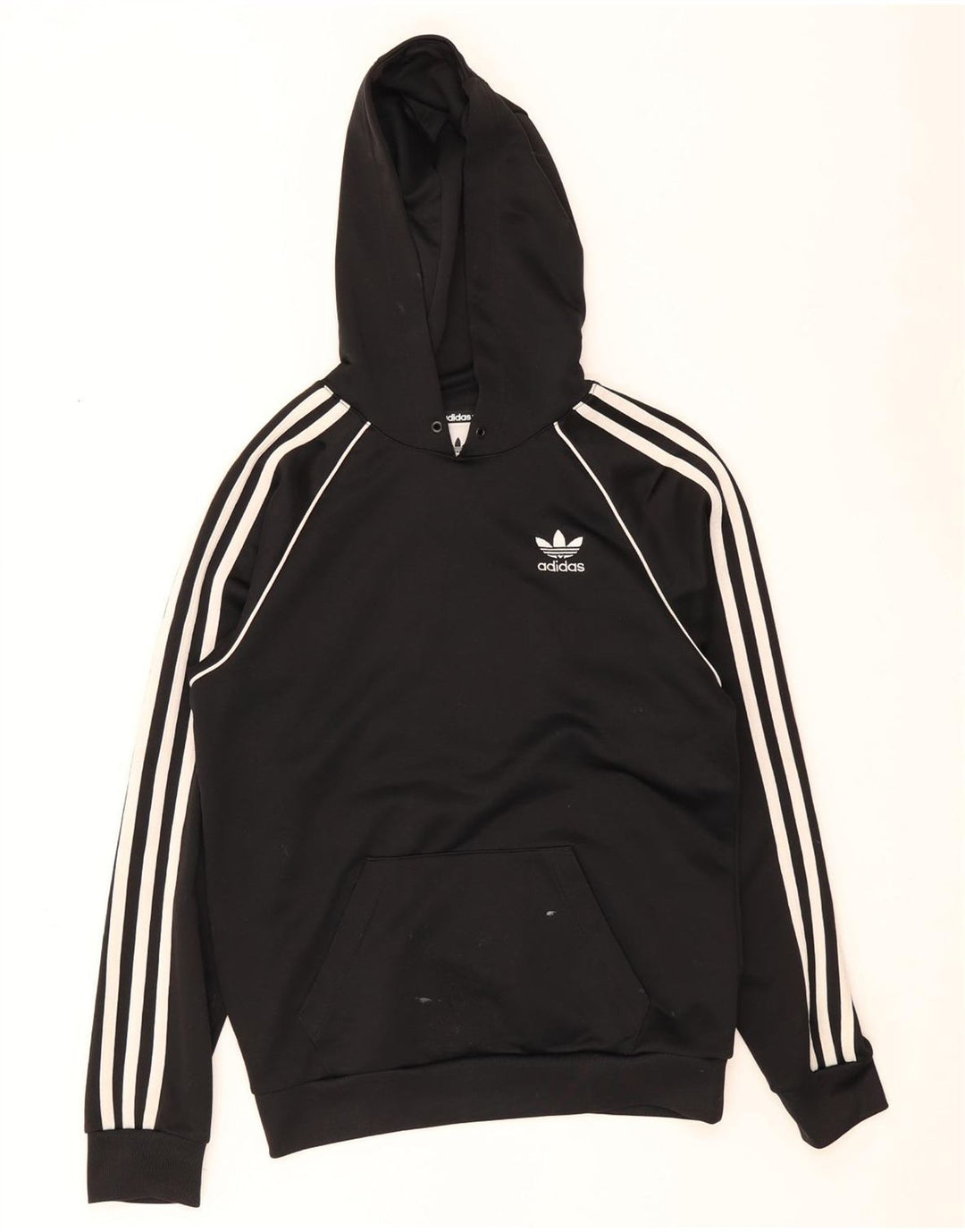 Adidas Mens Hoodie Jumper XS Black Polyester