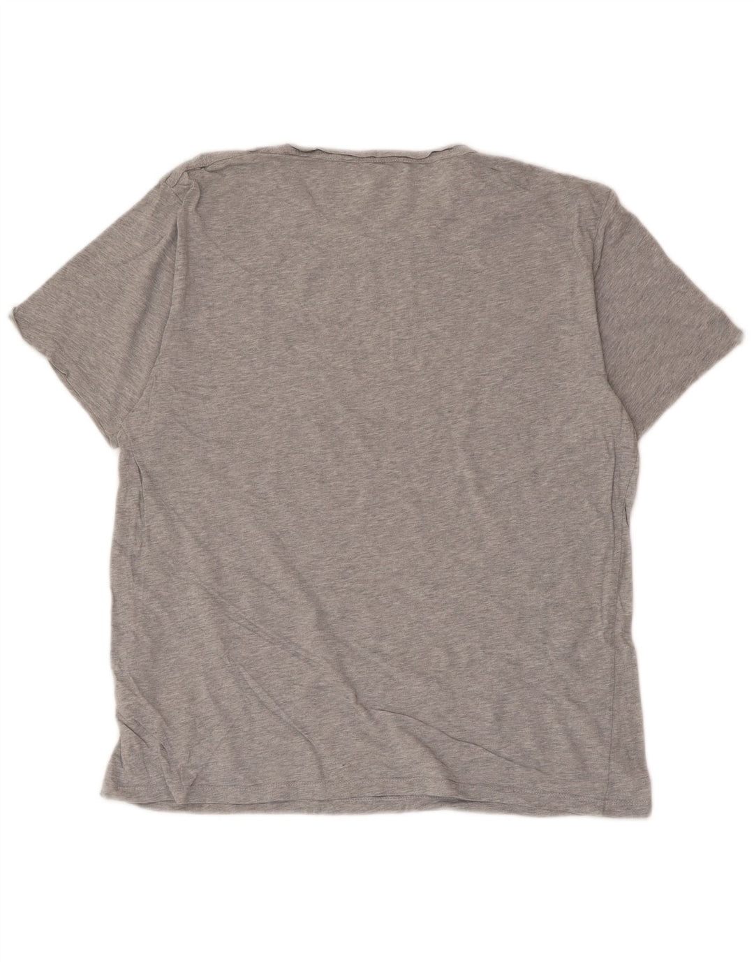 All Saints Mens Slim Fit T-Shirt Top Large Grey Cotton
