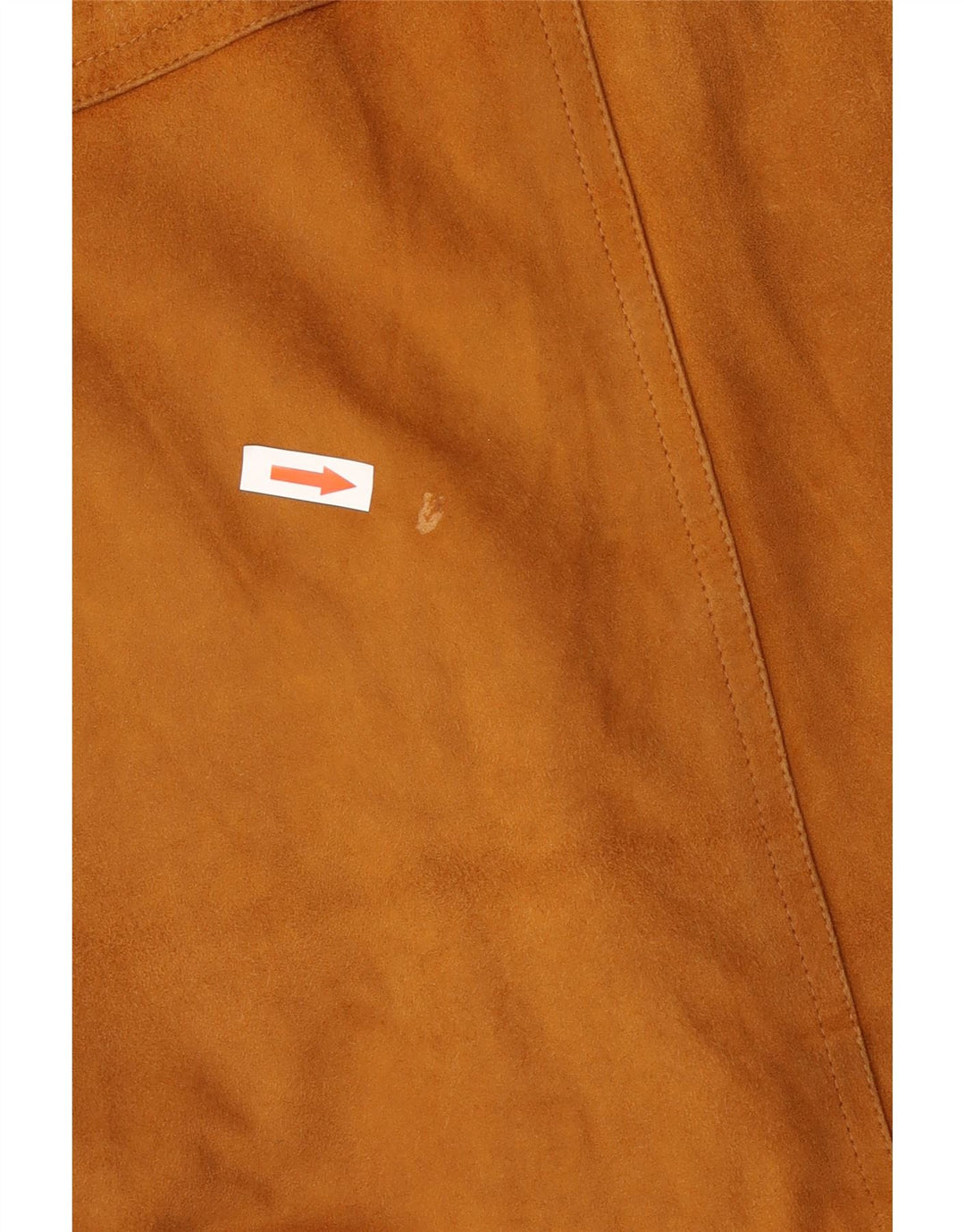 VINTAGE Mens Suede Bomber Jacket UK 42 XL Beige