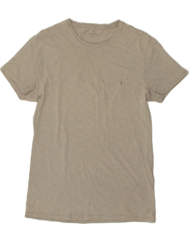 ALL SAINTS Mens T-Shirt Top XS Grey Cotton | Vintage All Saints | Thrift | Second-Hand All Saints | Used Clothing | Messina Hembry 
