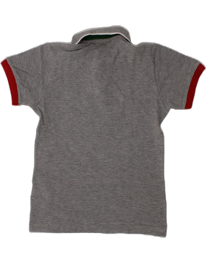 FRED PERRY Boys Polo Shirt 7-8 Years Grey Cotton Vintage Fred Perry and Second-Hand Fred Perry from Messina Hembry 