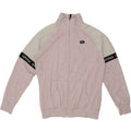 SUPERGA Womens Graphic Tracksuit Top Jacket UK 14 Medium Pink Colourblock Vintage Superga and Second-Hand Superga from Messina Hembry 