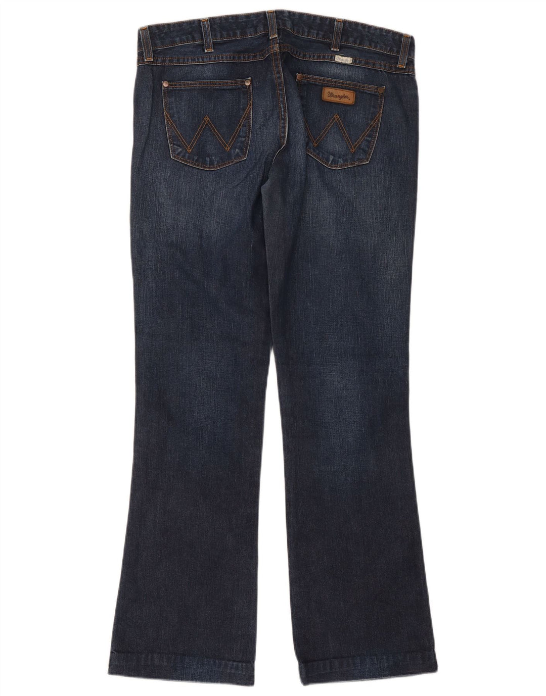 Wrangler Womens Megan Bootcut Jeans W32 L34 Navy Blue Cotton