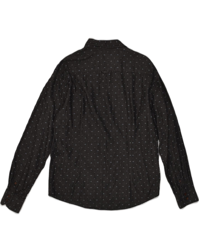 QUIKSILVER Mens Shirt Medium Grey Spotted Cotton Vintage Quiksilver and Second-Hand Quiksilver from Messina Hembry 