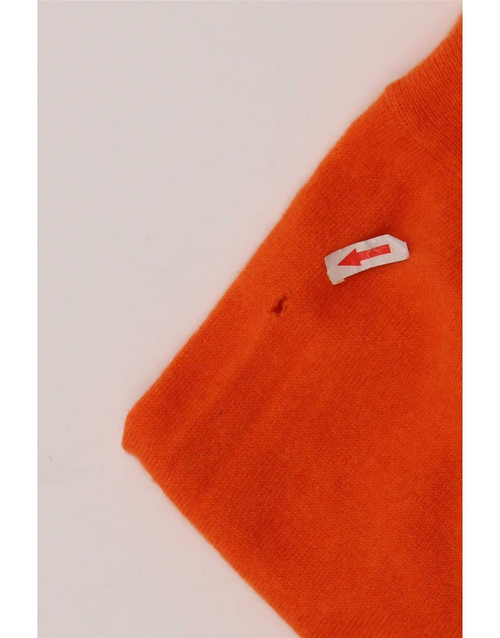 Gant Mens Crew Neck Jumper Sweater 4XL Orange Lambswool
