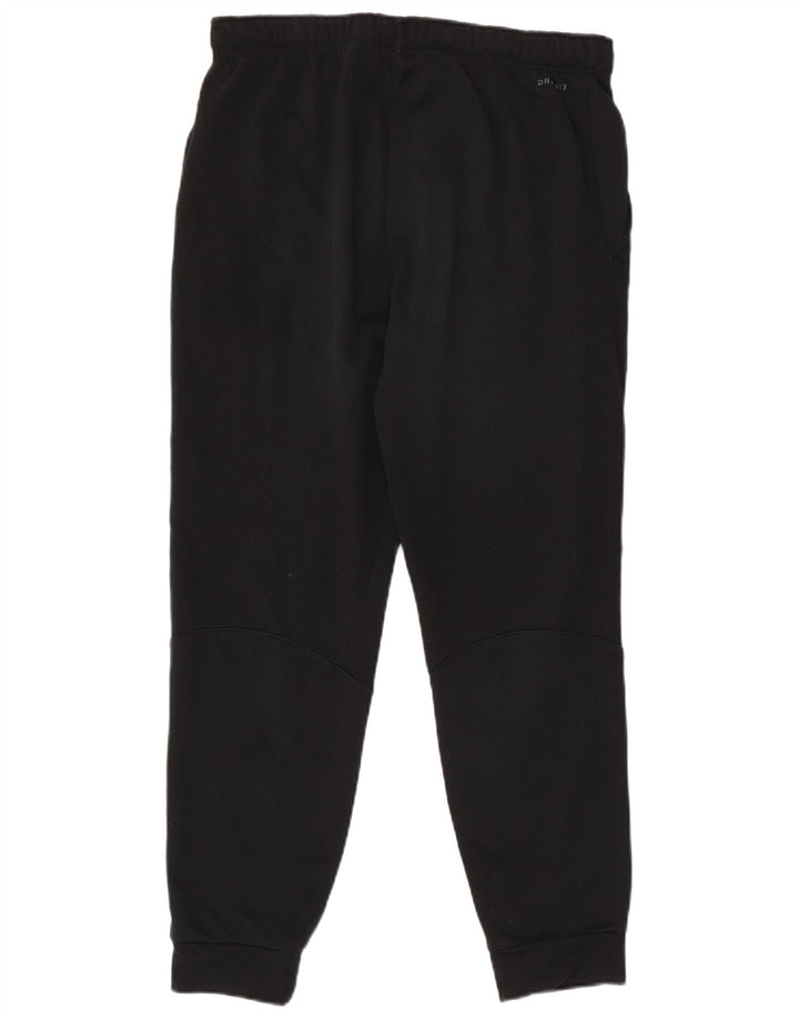 Nike Mens Dri Fit Tracksuit Trousers Joggers Large  Black Polyester
