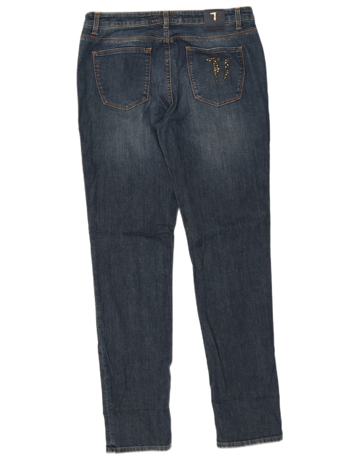 Trussardi Womens Slim Jeans W33 L32 Blue