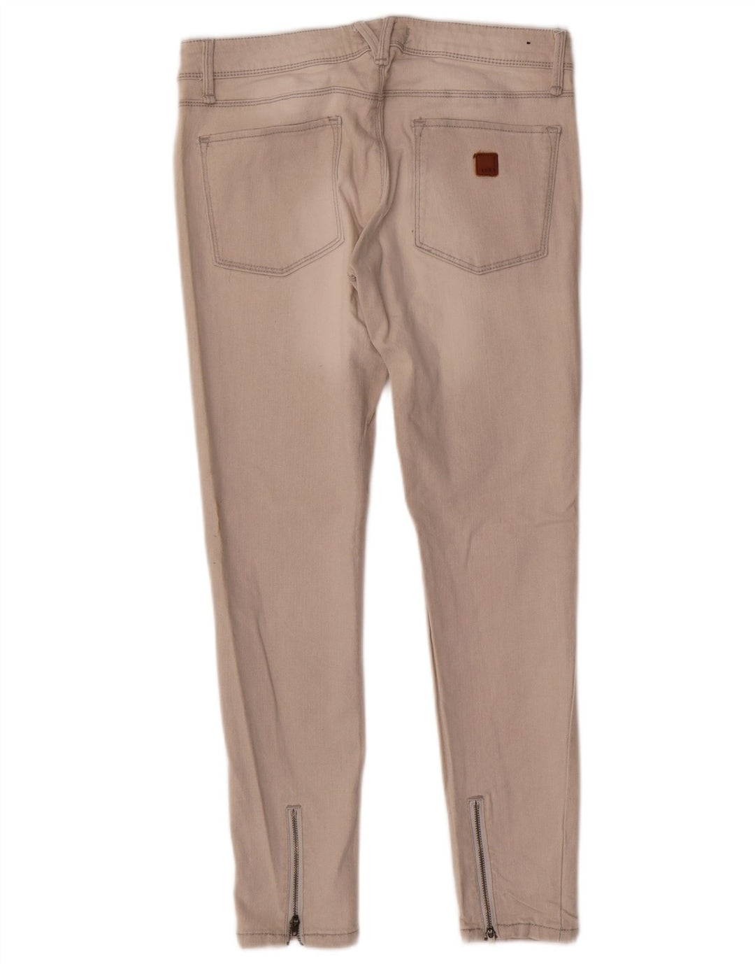 ROXY Womens Skinny Jeans W27 L27 Grey Cotton