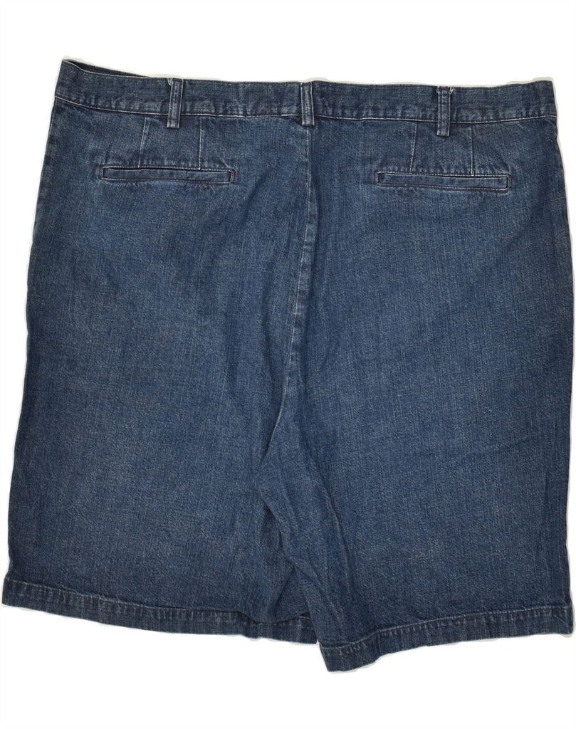 EDDIE BAUER Mens Tall Denim Shorts W44 3XL Navy Blue Cotton | Vintage Eddie Bauer | Thrift | Second-Hand Eddie Bauer | Used Clothing | Messina Hembry 