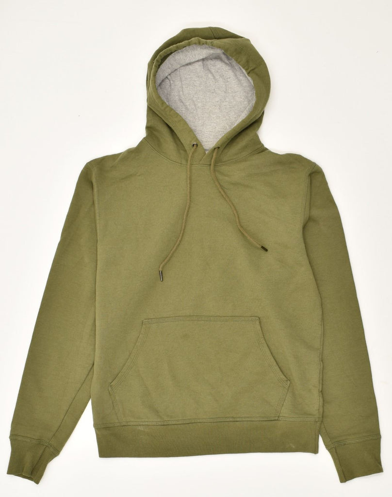 CHAMPION Mens Hoodie Jumper Small Khaki Cotton | Vintage Champion | Thrift | Second-Hand Champion | Used Clothing | Messina Hembry 