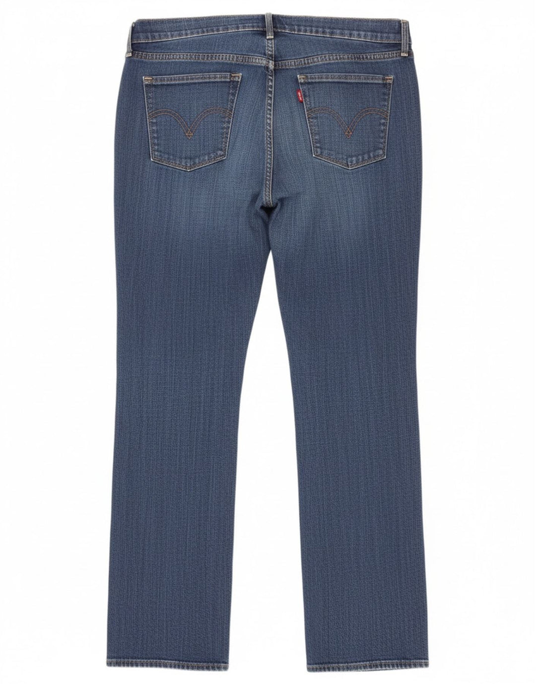 Levi's Womens 505 Straight Jeans W31 L32 Blue Cotton