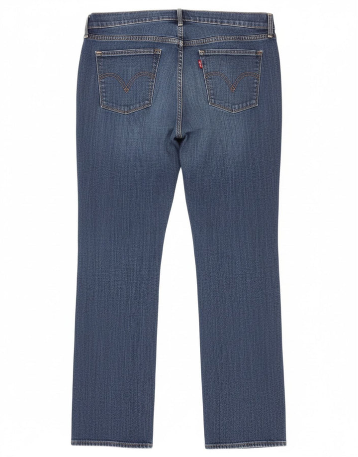 Levi's Womens 505 Straight Jeans W31 L32 Blue Cotton