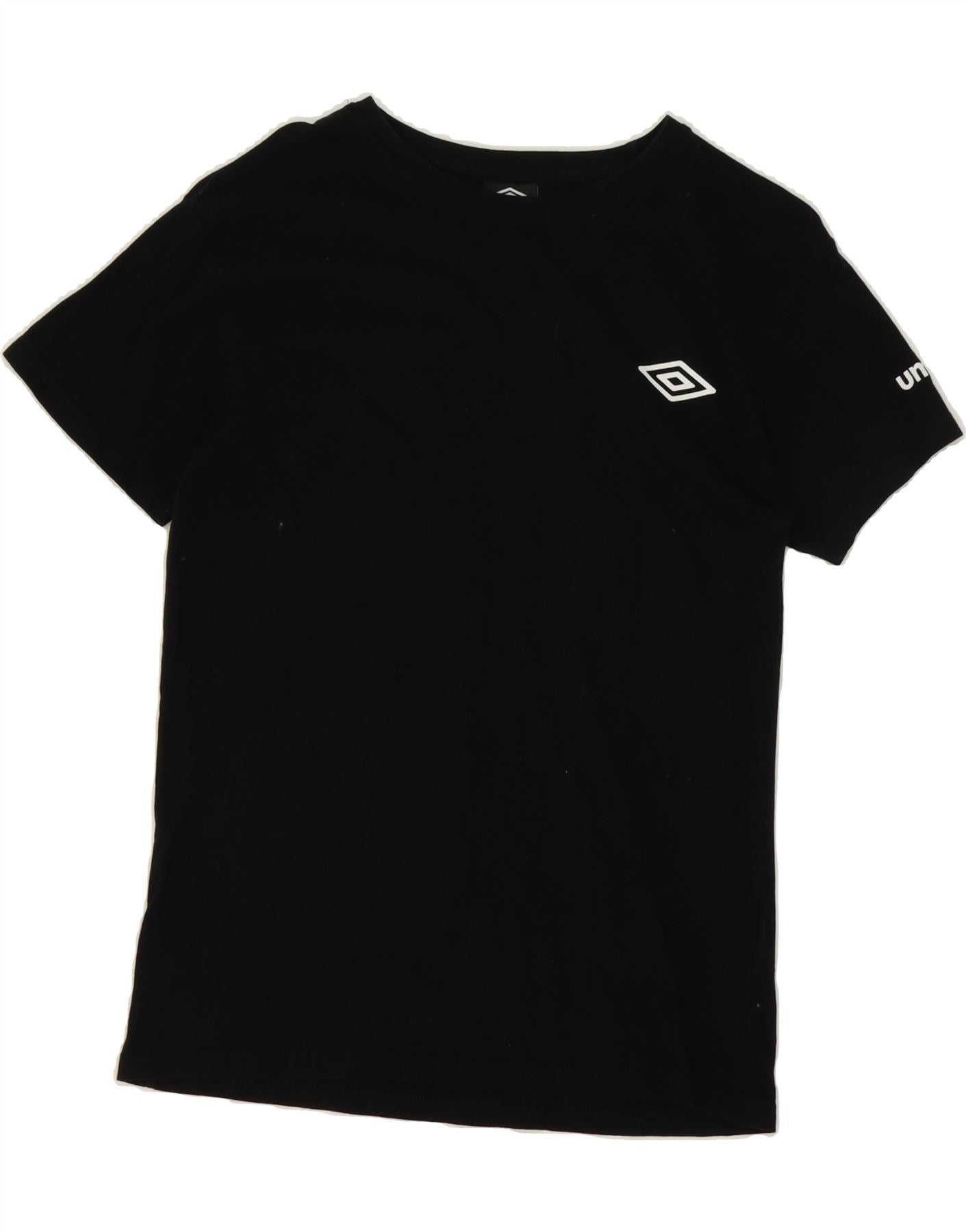 UMBRO Mens T-Shirt Top Medium Black Cotton Vintage Second-Hand