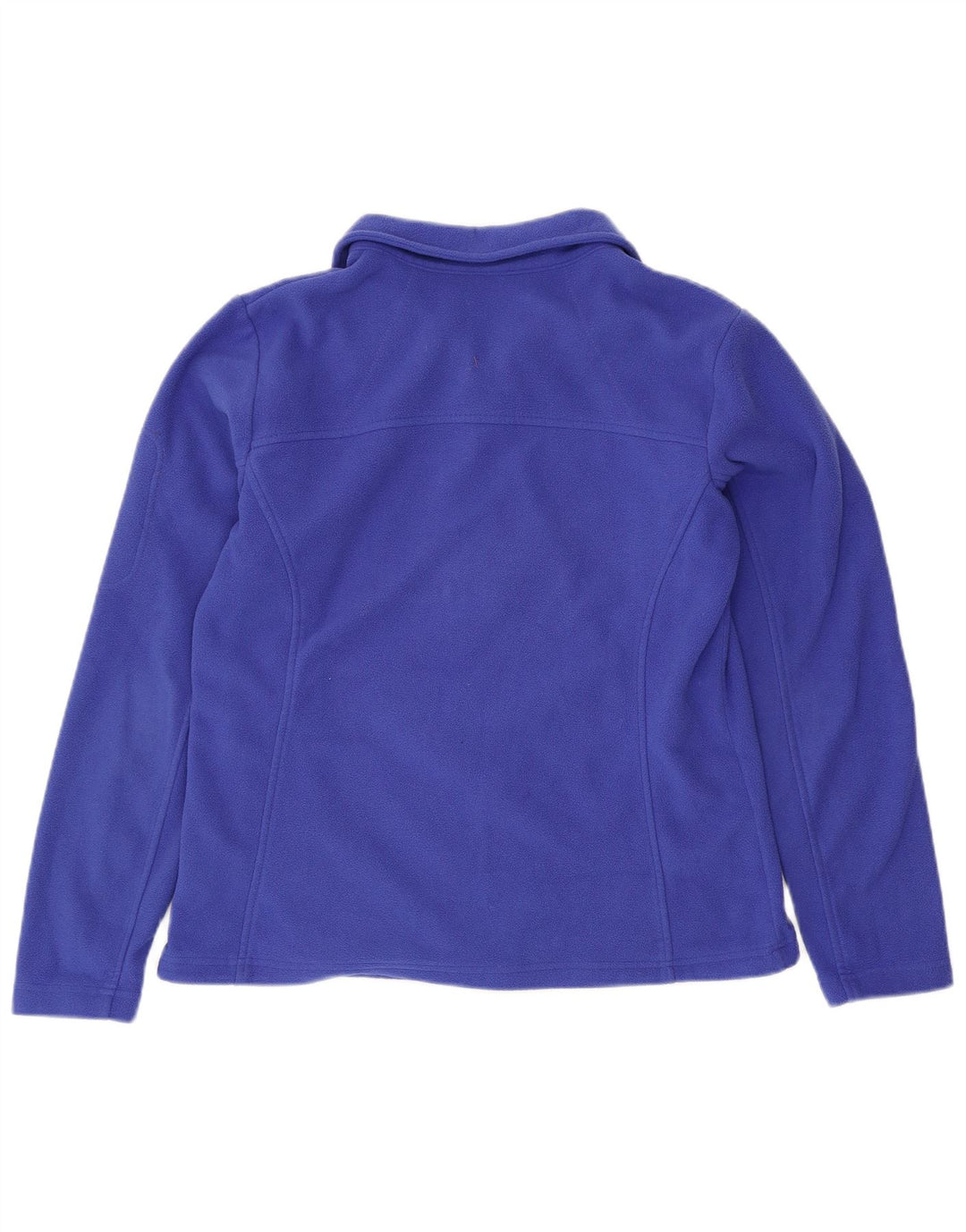 COLUMBIA Womens Fleece Jacket UK 16 Large Blue Polyester