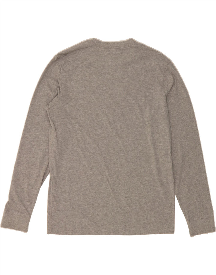 HURLEY Mens Graphic Top Long Sleeve Medium Grey Cotton Vintage Hurley and Second-Hand Hurley from Messina Hembry 