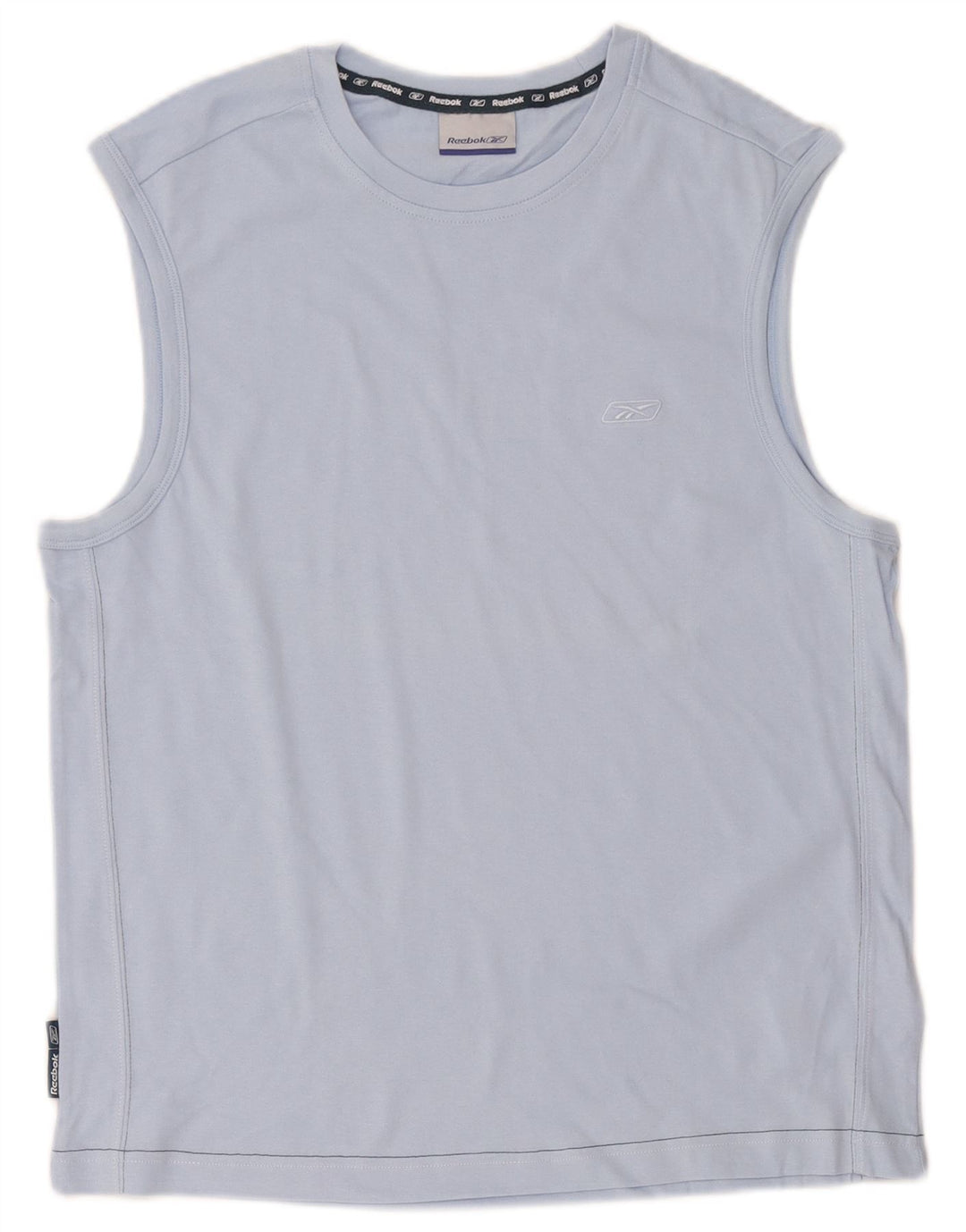 Reebok Mens Vest Top Medium Blue Cotton