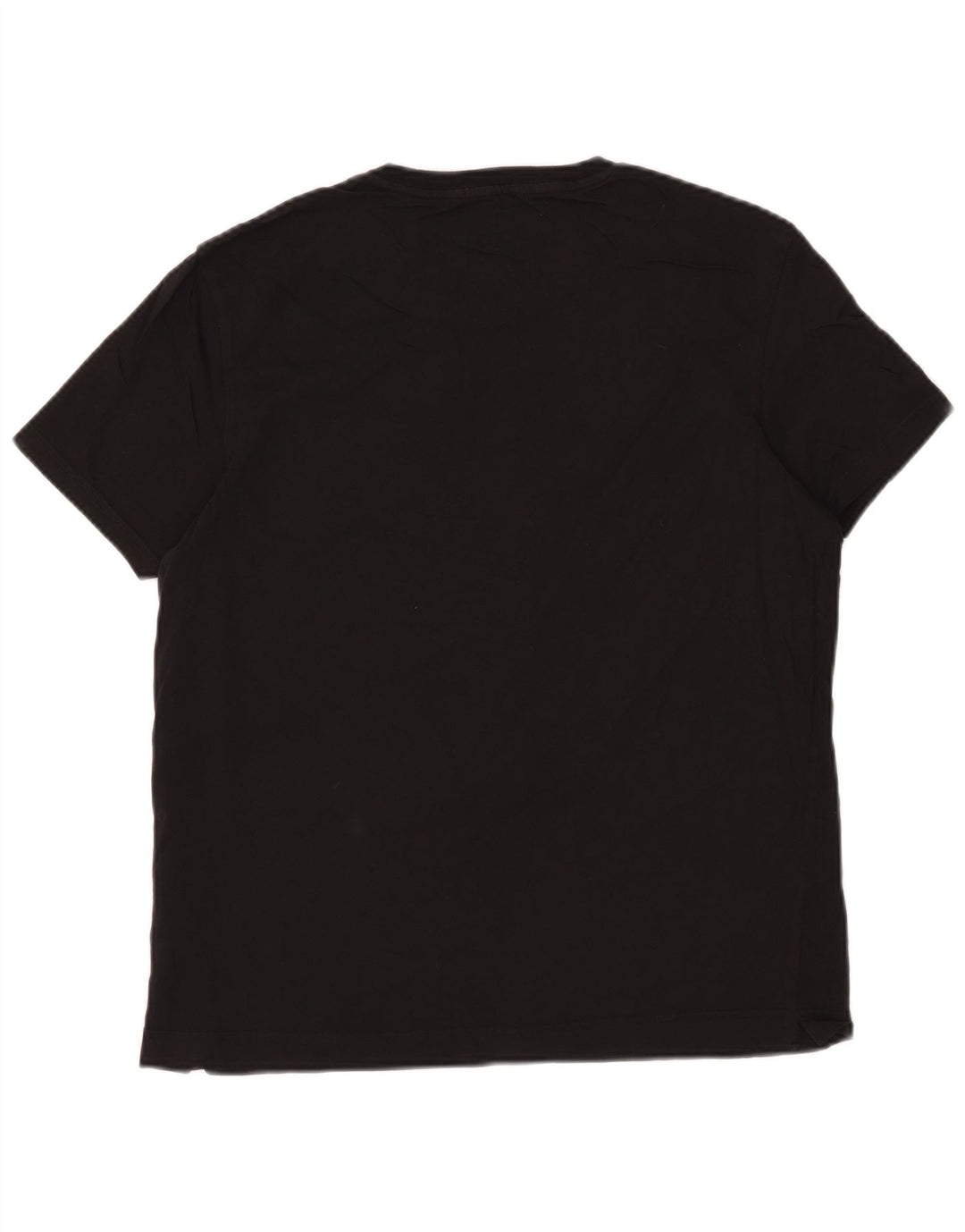 Adidas Mens T-Shirt Top Medium Black Cotton