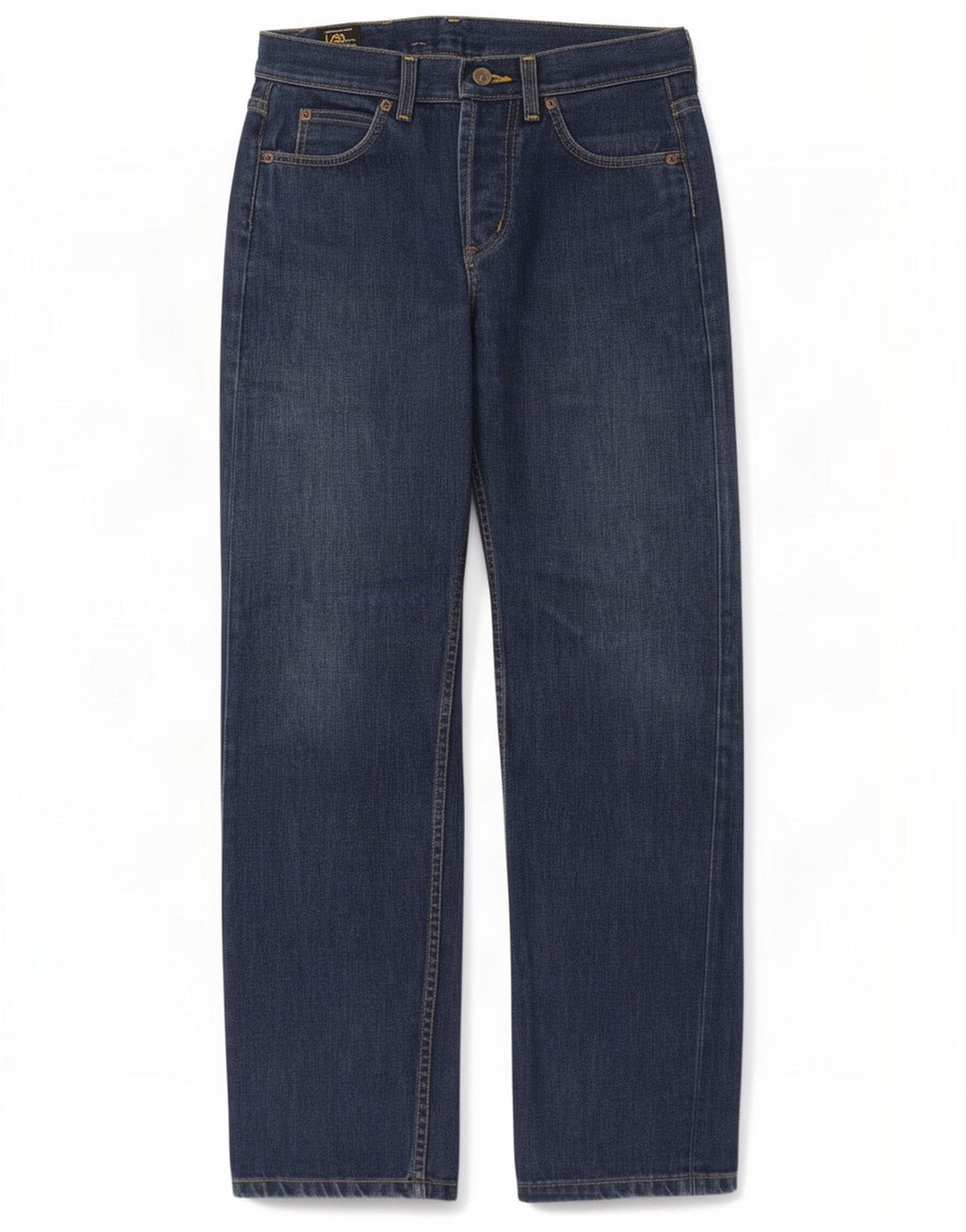 Lee Mens Straight Jeans W29 L32 Navy Blue Cotton