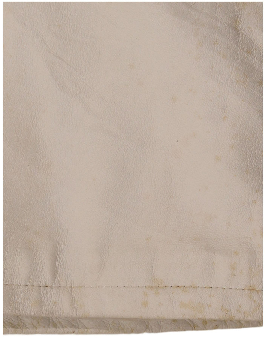 CONBIPEL Womens Hooded Leather Jacket IT 42 Medium White Leather