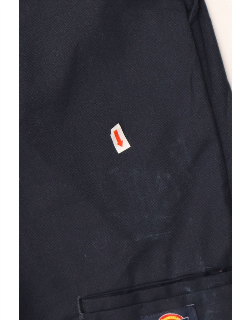 DICKIES Mens Chino Shorts W40 XL  Navy Blue Polyester Vintage Dickies and Second-Hand Dickies from Messina Hembry 